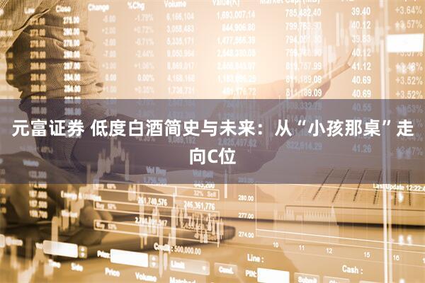 元富证券 低度白酒简史与未来：从“小孩那桌”走向C位