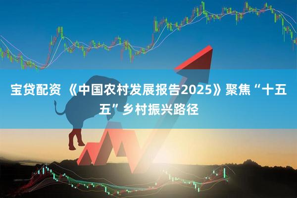 宝贷配资 《中国农村发展报告2025》聚焦“十五五”乡村振兴路径