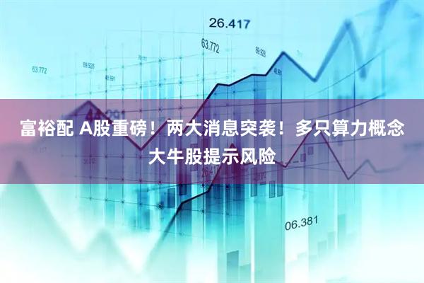 富裕配 A股重磅！两大消息突袭！多只算力概念大牛股提示风险
