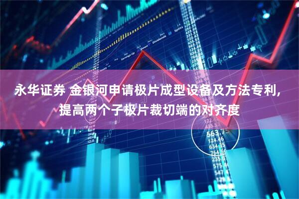 永华证券 金银河申请极片成型设备及方法专利, 提高两个子极片裁切端的对齐度