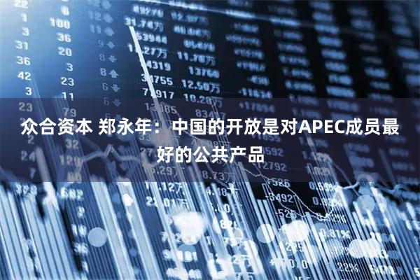 众合资本 郑永年：中国的开放是对APEC成员最好的公共产品